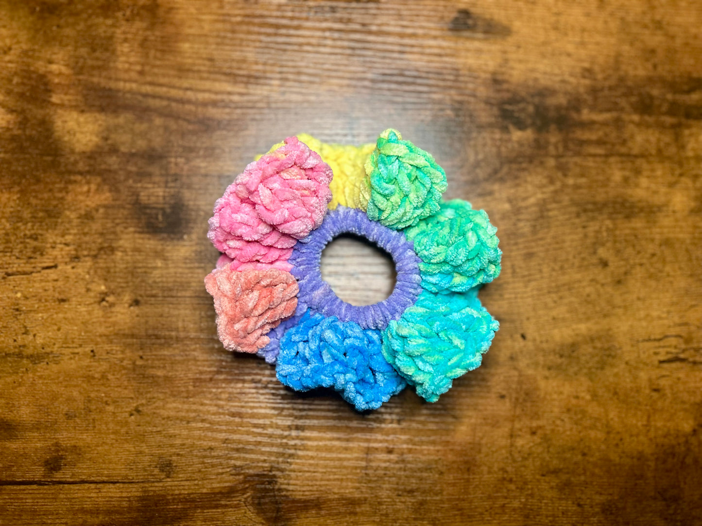 Mystery Rainbow Velvet Scrunchie