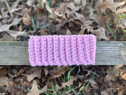 Pink Ear Warmer Adult
