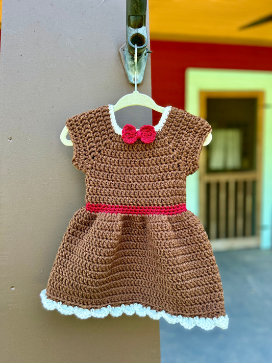 Gingerbread Dress Size 0/3m