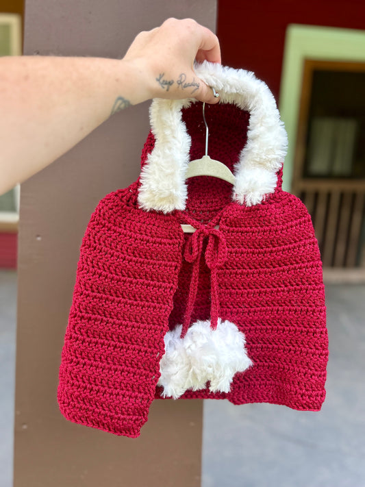 Hooded Cape Size 3/6m
