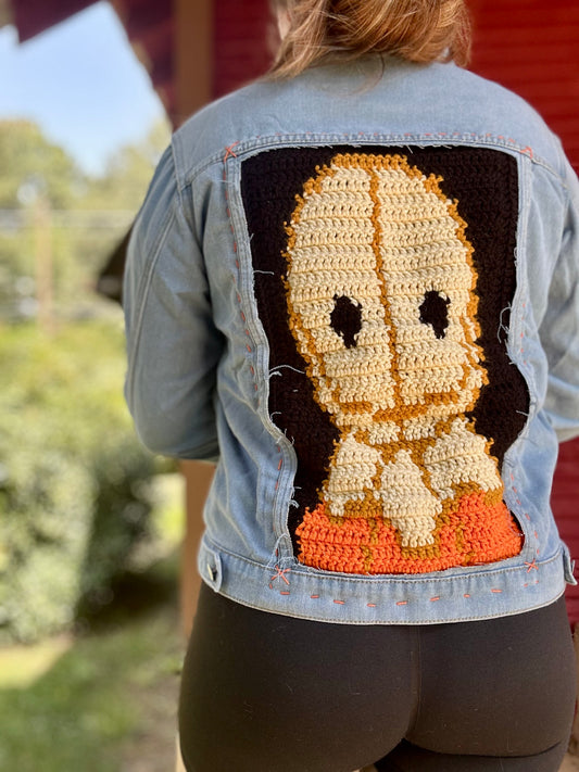 Child Crochet Back Jean Jackets *CUSTOM*